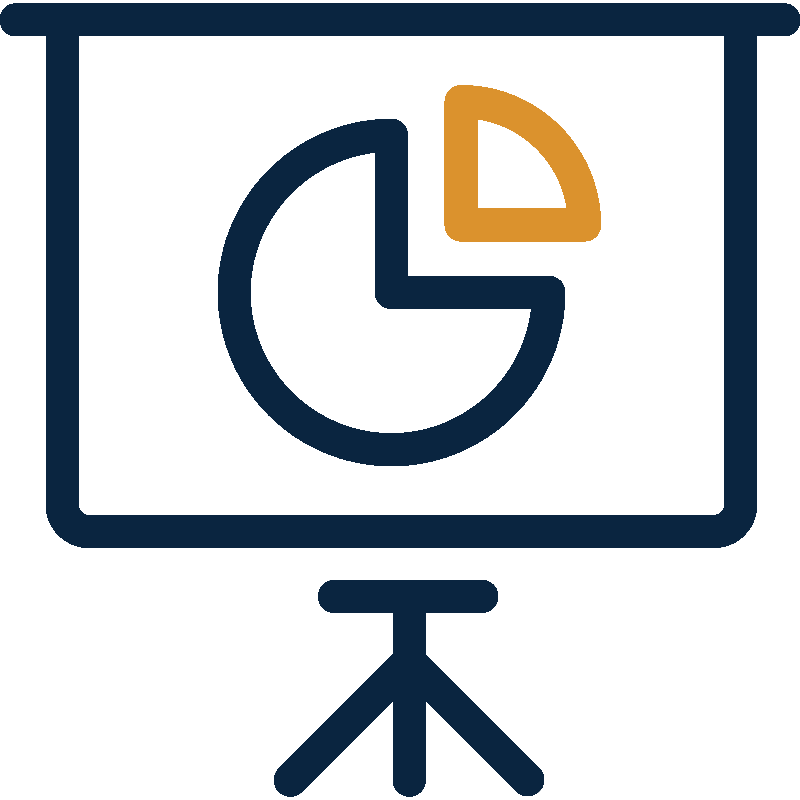 Growth chart icon representing SDBA investment management